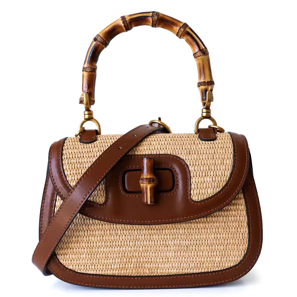 Hana/ Bolsa de palha com bambu