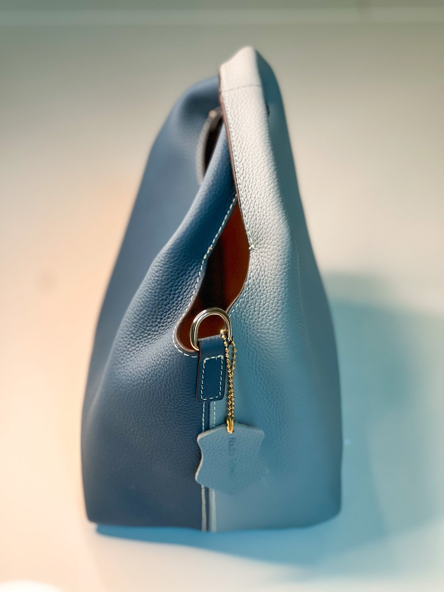 Telma |Bucket Bag de Couro legítimo