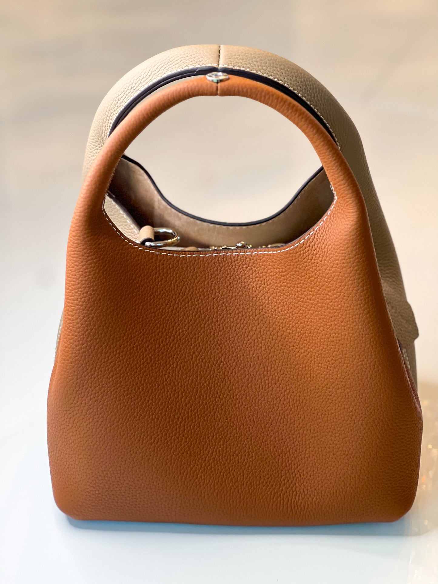 Telma |Bucket Bag de Couro legítimo