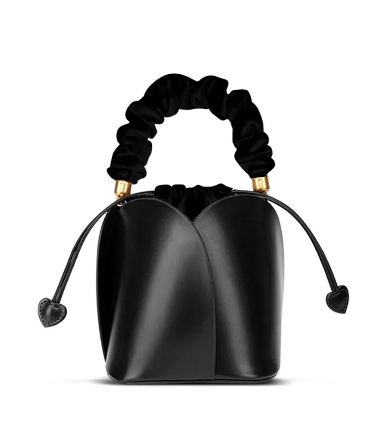 Anne |  Bucket Bag de Couro - Floral