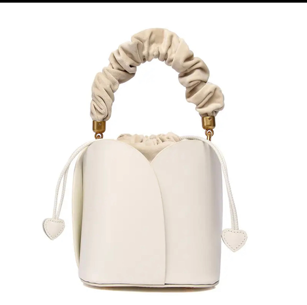 Anne |  Bucket Bag de Couro - Floral