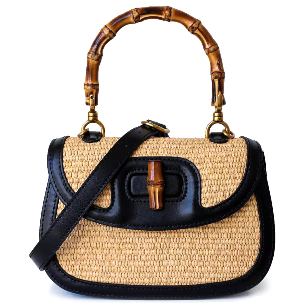 Hana/ Bolsa de palha com bambu