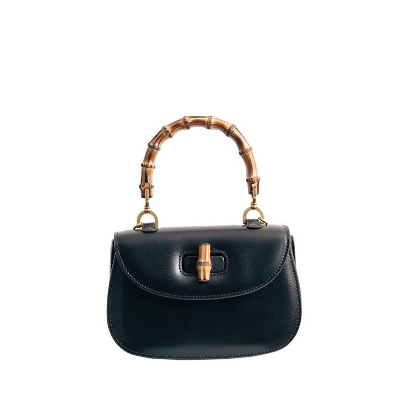 Mia / Bolsa de couro genuínio com Bambu/