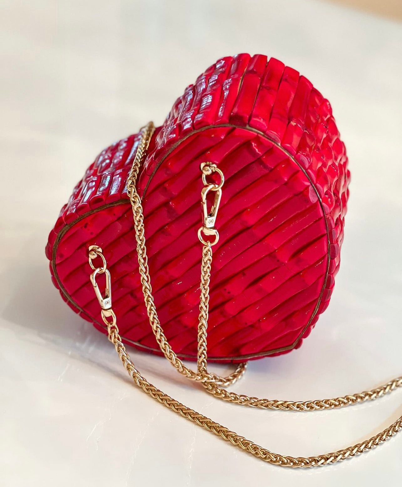 Bolsa de Bambu - Coração