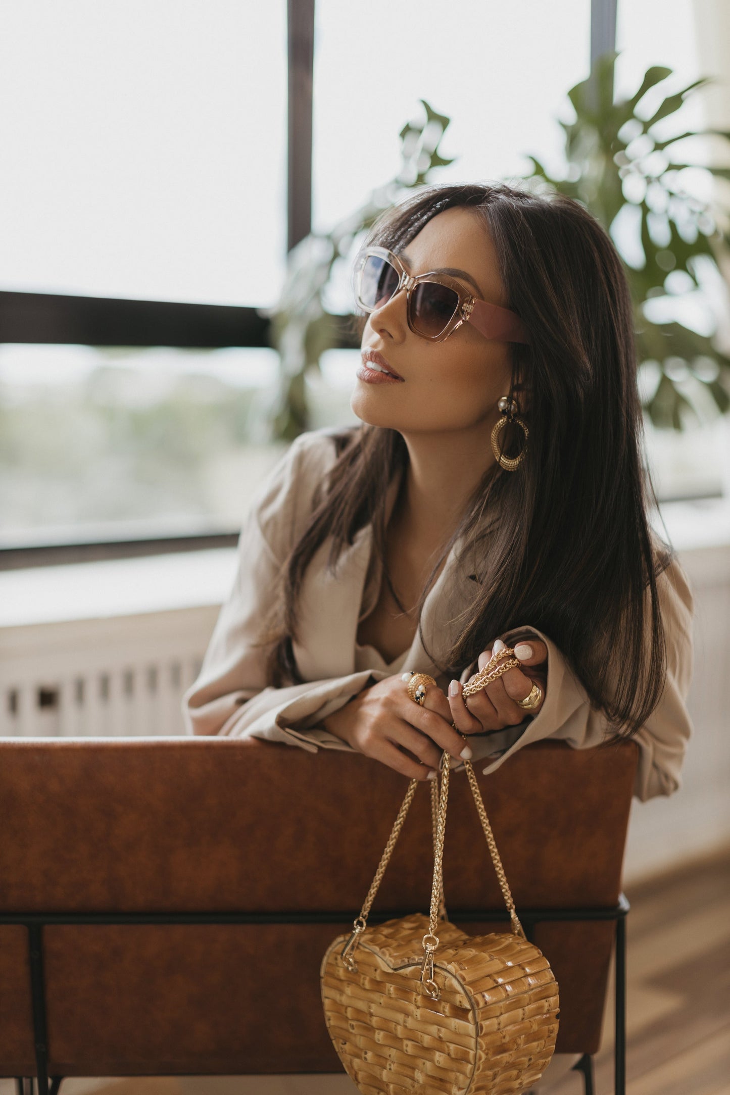 Bolsa de Bambu - Coração