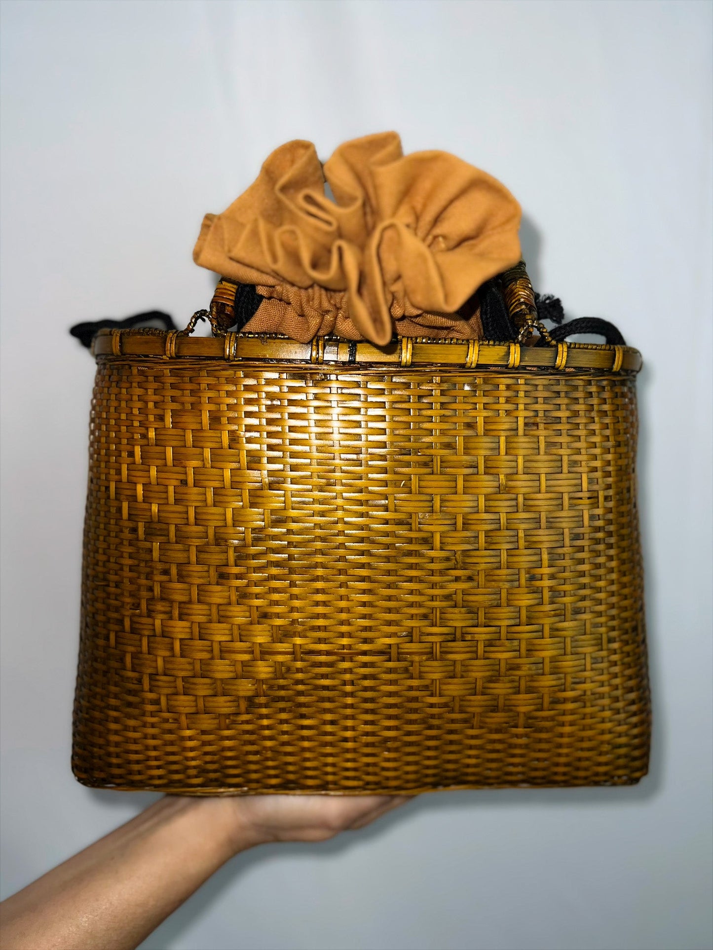 Straw Bamboo Bag